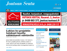 Tablet Screenshot of joutsanseutu.fi
